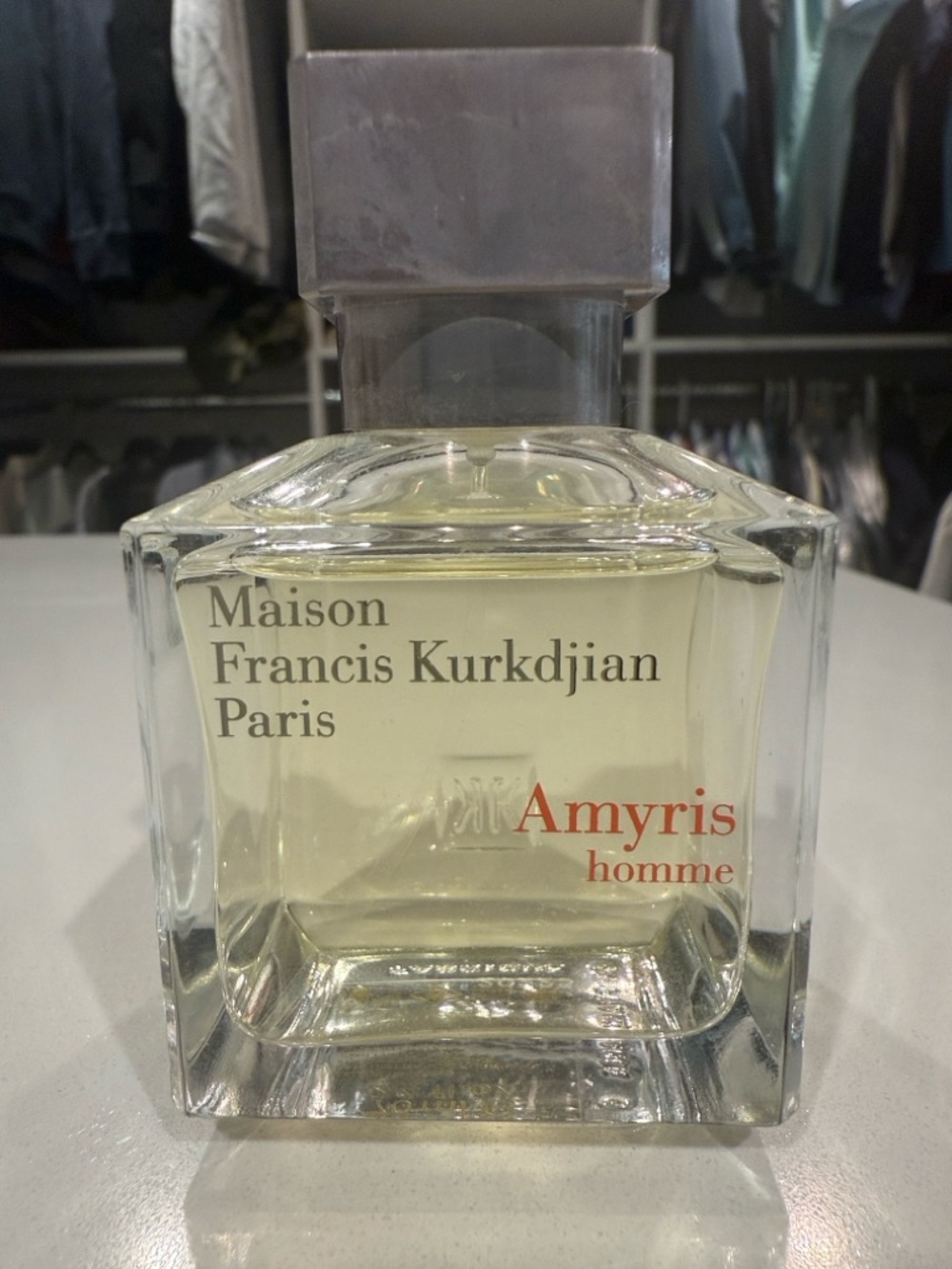Maison Francis Kurkdjian Amyris Homme - Pale Yellow Bottle with Silver Cap